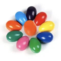 Egg Crayons 9 colors Wax Crayons Easter Basket Stuffers Toys for Kids Toddlers Gift for Boys and Girls Easter Gift for Baby