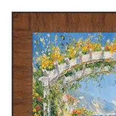 Contemporary Wood Grain Honey Scoop Picture Frame 24x48 frame