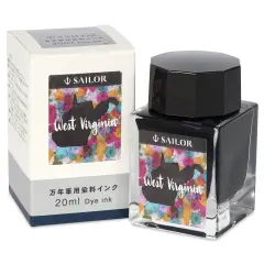 Sailor USA State Ink - West Virginia, Coal Gray, 20 ml