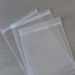 1.2 Mil Lip & Tape Bags for Clear Storage 6 11/16'' x 6 9/16''