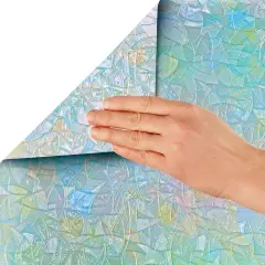 Collections Etc Removable Cut-to-Fit Privacy Rainbow Window Cling