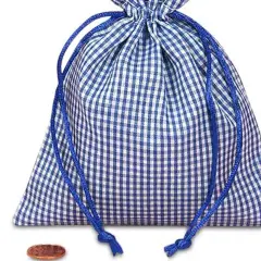 Gingham Royal Sleeves 6'' x 9'' Trendy and Practical