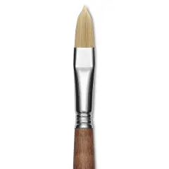 Escoda Futura Synthetic Bristle Brush - Series 5414, Filbert, Size 14, Long Handle