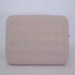 Pool Central Flocked Inflatable Airbed with Rechargeable Bulit-In Electric Pump - Twin Beige