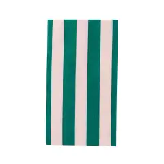 PINK & GREEN SIGNATURE CABANA STRIPE GUEST TOWELS