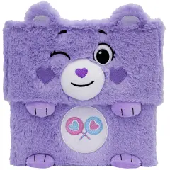 Care Bears: Storables 8" Box - Share Bear - Purple Character Themed Bin, Fabric Storage Container, Opening Top Lid, Holds Toys, Books & More, Licensed