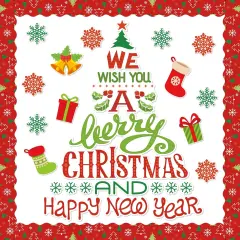 105Pcs Christmas Bulletin Board Decoration Kit