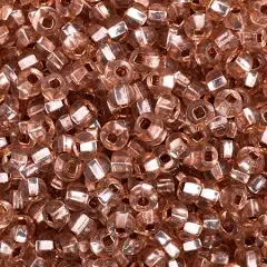John Bead 6/0 Silver Lined Solgel Czech Glass Seed Beads, 500g Copper