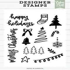 Echo Park Designer Stamp Set-Christmas Icons Marker