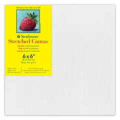 Strathmore 300 Series Stretched Cotton Canvas Traditional-3/4" Profile 6"X6"