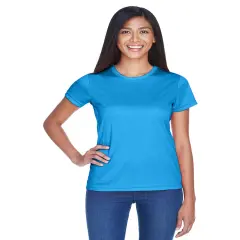 UltraClub&reg; Ladie's Cool & Dry Sport Performance Interlock T-Shirt SAPPHIRE
