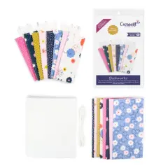 Crosscut Sewing Co.&reg; Bookmark Sewing Project Kit for Beginners Cozy floral