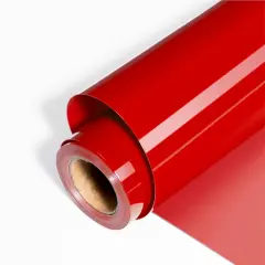 3D Puff Heat Transfer Vinyl Roll Red