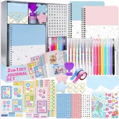 2-Pack DIY Journal Kit - Multicolored