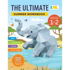 IXL Ultimate Summer 1st to 2nd Grade Workbook, Math, Reading Comprehension, Language Arts, Geography, Science, Social Studies, and Writing Practice for Kids
