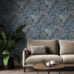 Superfresco Easy Richmond Navy Wallpaper
