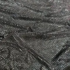 1 Yard Small Dot Confetti Sequin Fabric for Apparel Costumes and Decor 45 Inches Wide Black/Silver