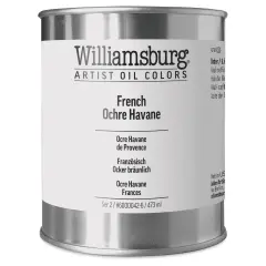 Williamsburg Handmade Oil Paint - French Ochre Havane, 16 oz can