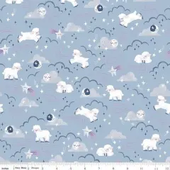 Main in Blue (c16300-blue) | Twinkle Little Star | Natalia Juan Abello | Riley Blake