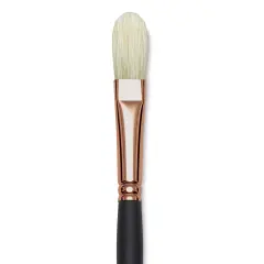 Blick Masterstroke Interlocking Bristle Brush - Filbert, Long Handle, Size 8