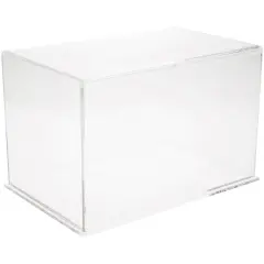 Plymor Clear Acrylic Display Case, 14"Wx 9" D x 9" H Clear Base