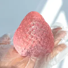 2PCS Big Strawberry Squishies for Adults Relaxation