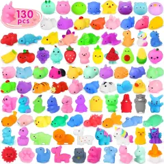 130PCS Squishies Mochi Squishy Toy