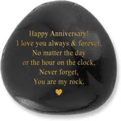 Happy Anniversary Decorative Stones Rock