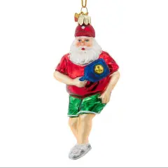 PICKLEBALL SANTA ORNAMENT