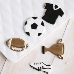 Football & Soccer Tappits fondant cutter