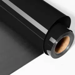 3D Puff Heat Transfer Vinyl Roll Black