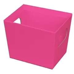 Pack/6: Fuchsia Baskety Tray - 9 x 7 x 3-1/2"