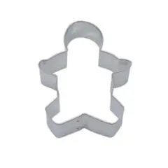 3.75&rdquo; Gingerbread Man Metal Cookie Cutter