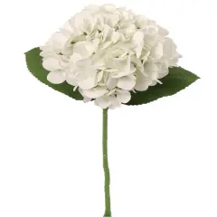 4PC Timeless 18-Inch White Hydrangea Stem - Classic 7-Inch Diameter - Perfect for Elegant Home Decor, Wedding Arrangements, and Special Event Floral Displays