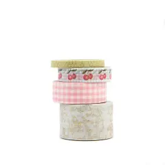 Prima Fruit Paradise Decorative Tape 4 Pkg 655350638474