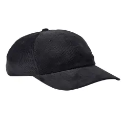 Big Accessories&reg; Corduroy Cap Textured & Stylish BLACK