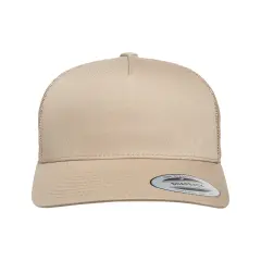 YP Classics&reg; Retro Trucker Cap Timeless & Casual Style KHAKI