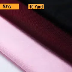 Gabardine Solid 100% Poly Woven Navy