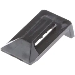 Plymor Black Acrylic Ring Display Clip, 0.625" W x 1" D x 0.375" H