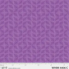 Purple Whimsy Square Facets 44"/45" Fabric Per Yard