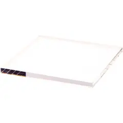 Plymor Clear Square Acrylic Display Base, 6" W x 6" D x 0.375" H