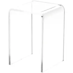 Plymor Clear Acrylic Vertical Square Display Riser, 3" H x 2" W x 2" D (3/32" thick)