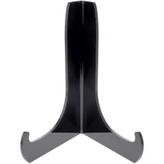 Plymor Black Acrylic 60-Degree Angle Easel With Shallow Support Ledges, 7.5" H x 5.75" W x 4.75" D