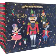 Pack/6: Nutcracker Ballet Gift Bag - 7-1/2 x 3 x 6"