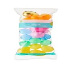 3Musks - 2.17 in - Multicolor - Easter Plastic Fillable Eggs with Gold Prize Egg - 20 Count