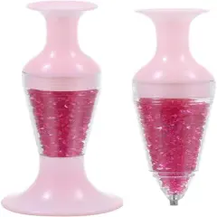 5D Diamond Painting Pen Tool, Flower Pot Shaped Comfort Grip Standable Ergonomic Point Drill Pen