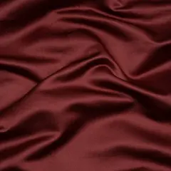 1 Yard Wine Silk Duchesse Satin Luxury Formal Gown Fabric, 59 Inches Wide