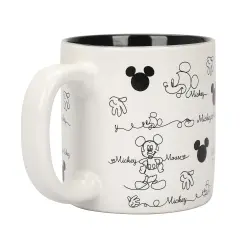 Disney Mickey Mouse Line Art & Hidden Mickey All Over Print 16 Oz Ceramic Mug