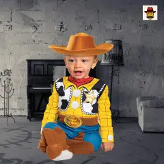 Toy Story Woody Infant Costume Deluxe Jumpsuit Sheriff Hat