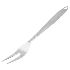 Chef Craft 12.5" Long Stainless Steel Meat Serving Fork with Attractive Brushed Finish Handle
